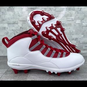 Nike Air Jordan 10 TD Mid 'White Gym Red'